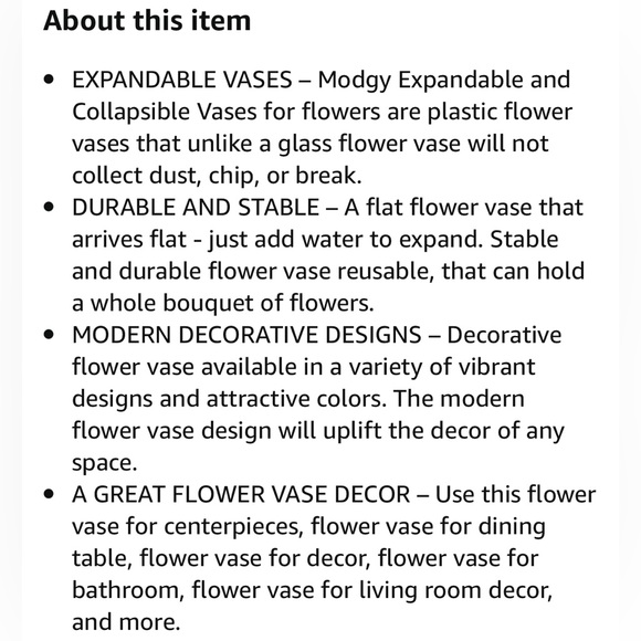 NWT/2 Modgy Expandable/reusable vases. Gustav Klimt/the Kiss & multi color Rize - Picture 10 of 10